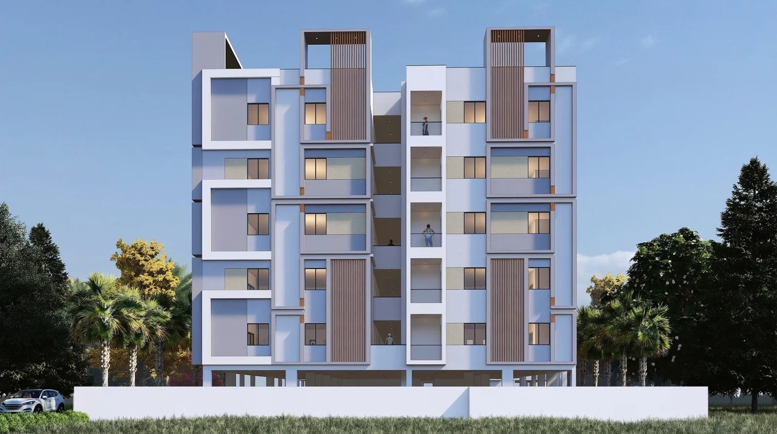 Ayodhya Block Luv north elevation